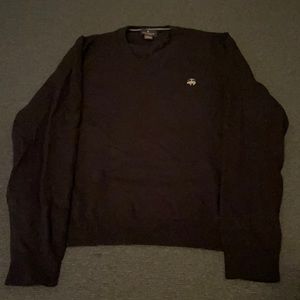 Three (3) Brooks Brothers V-Neck sweaters.